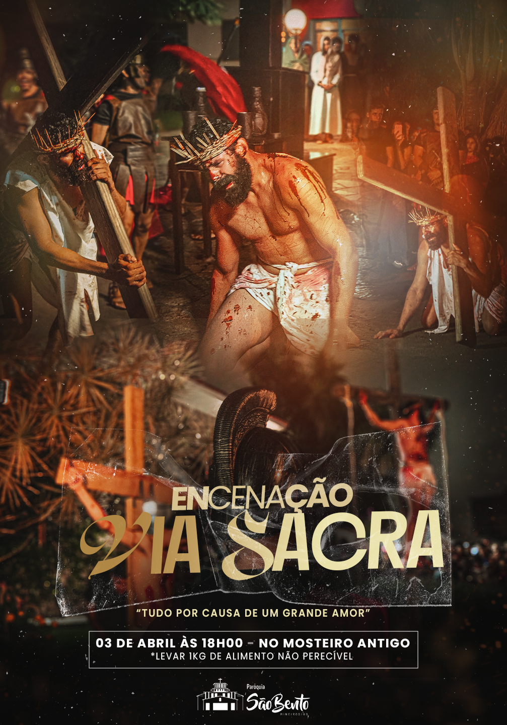 Encenação Via Sacra e Paixão de Jesus